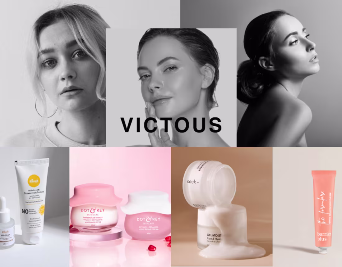 Cover image for VICTOUS - Skin care landing page