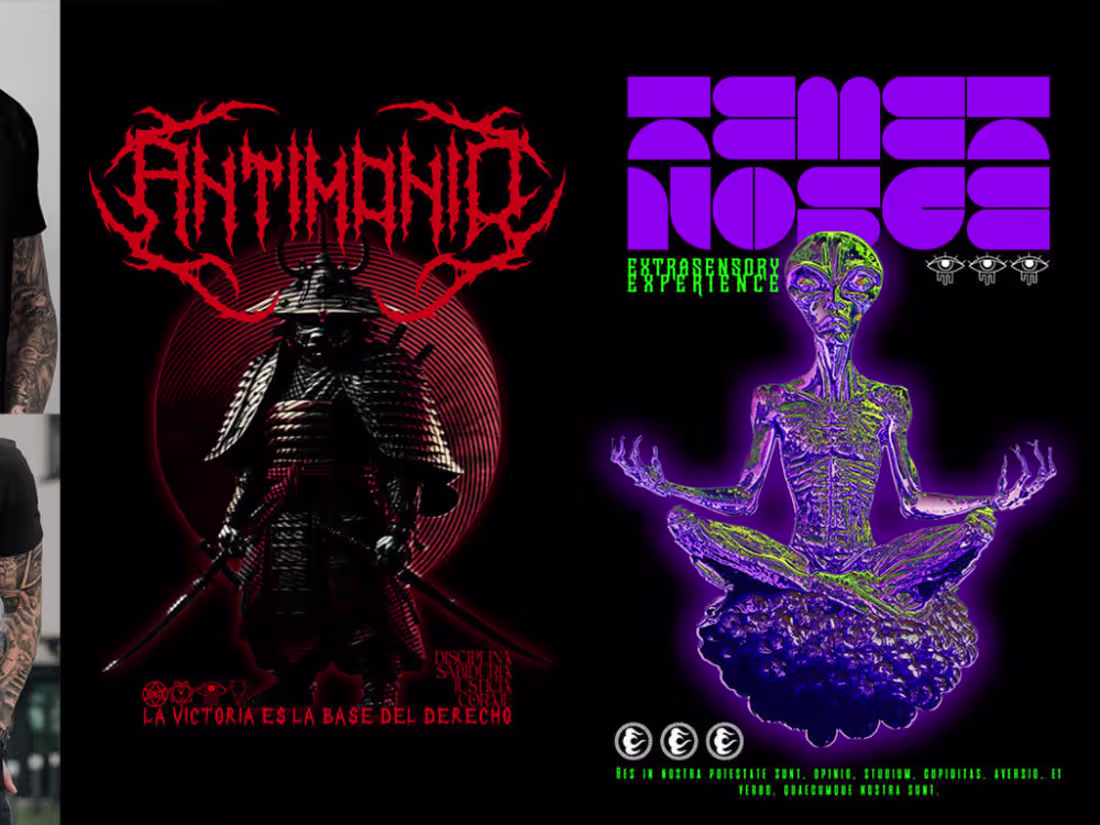 Cover image for Modern design streetwear or band t-shirt