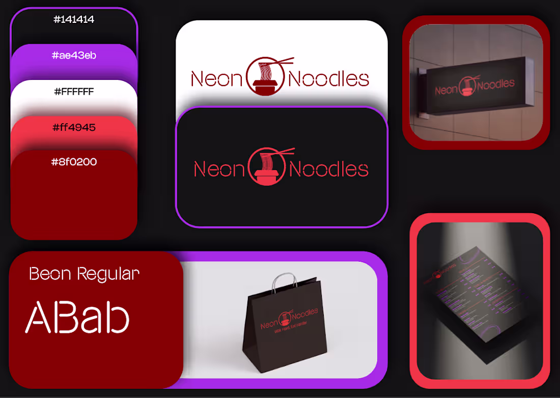 Cover image for A modern Asian street food brand concept inspired by the ene...