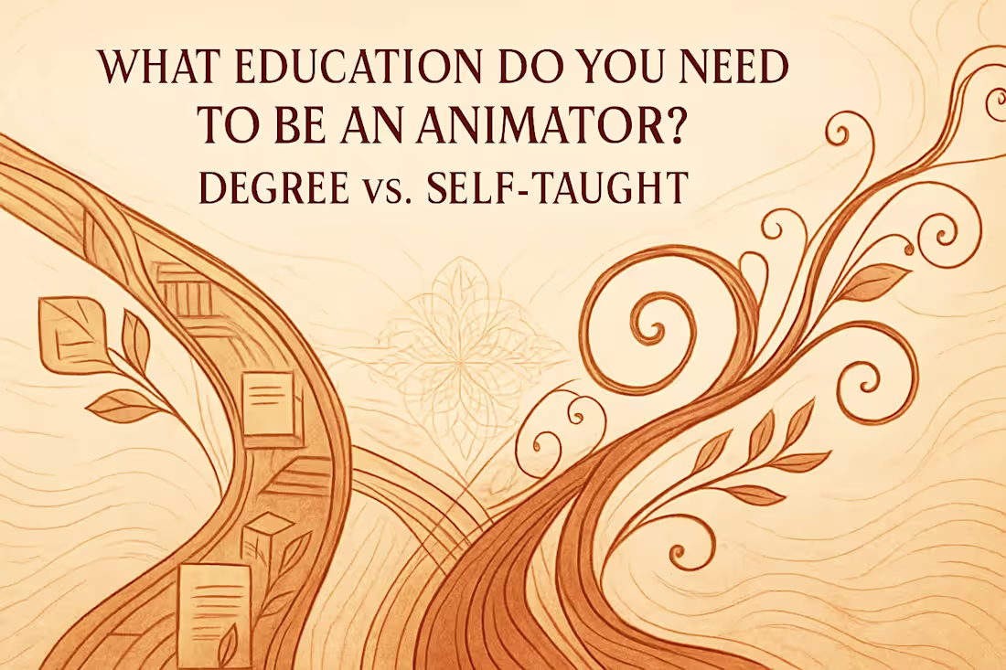 Cover image for What Education Do You Need to Be an Animator? Degree vs. Self-Taught