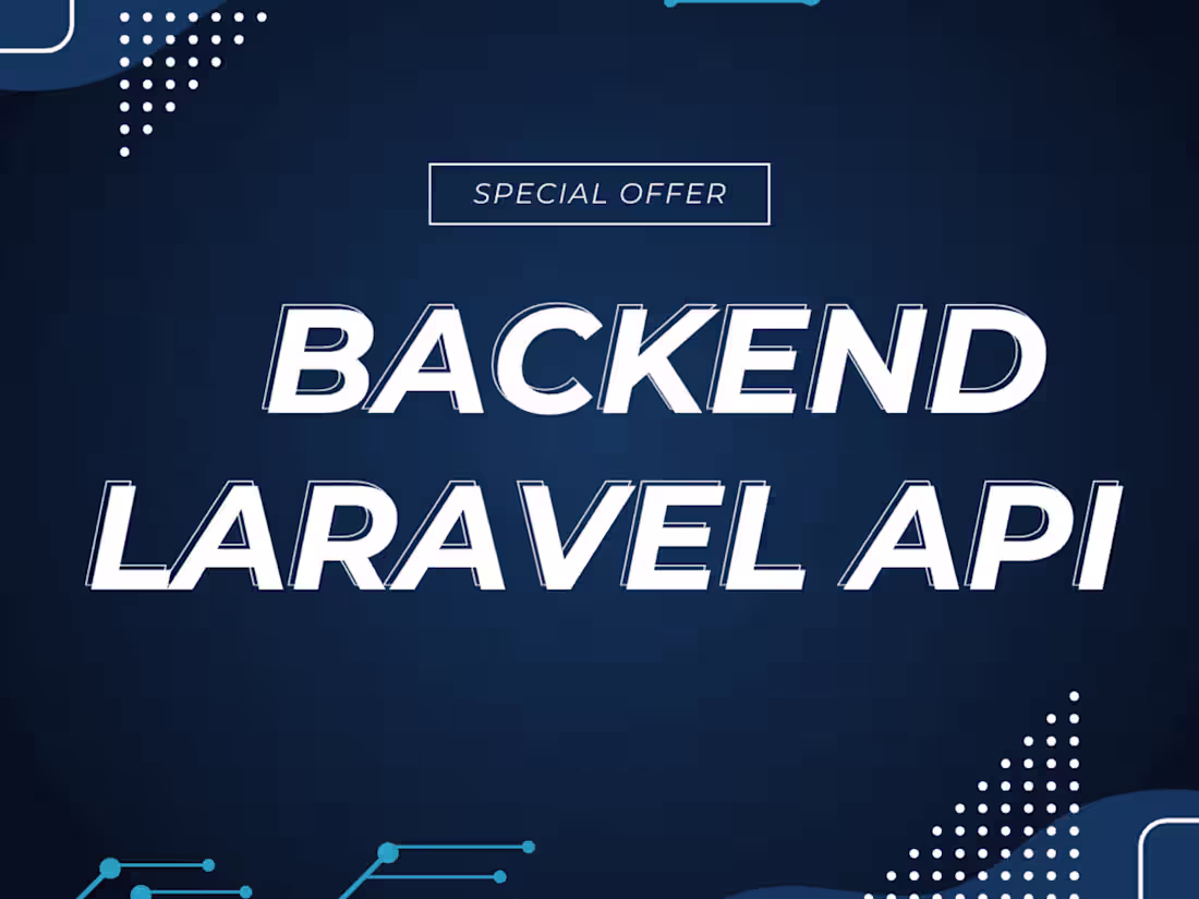 Cover image for Backend Development (Laravel & PHP)