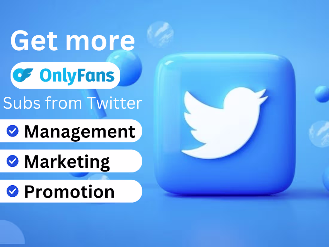 Cover image for OnlyFans Twitter Management, Marketing, and Promotion