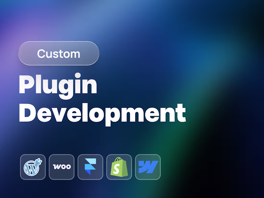 Cover image for Custom Plugin Development
