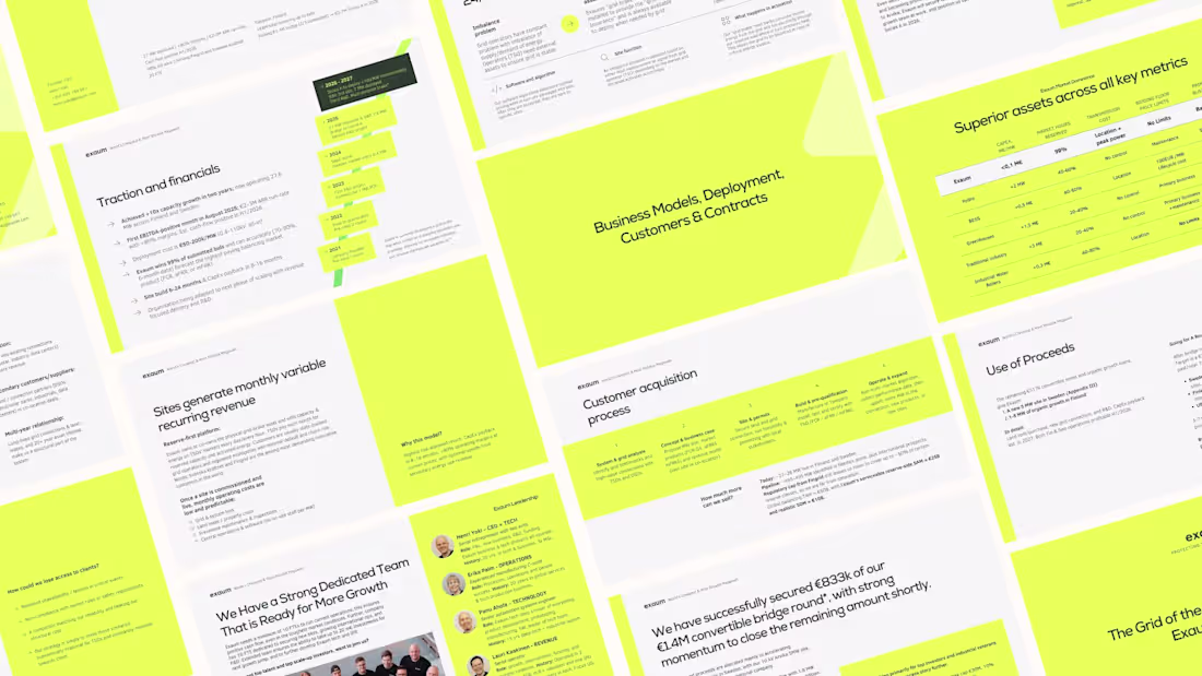 Cover image for Pitch deck design for an energy-sector company, they had the...