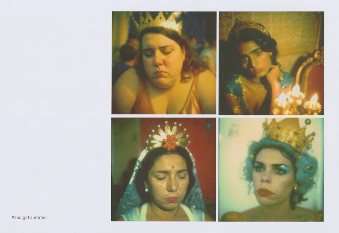 Cover image for a chapter from my ongoing project Crying Queens (2023 → now)...