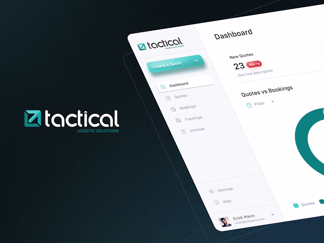 Cover image for Tactical - Logistics Web App