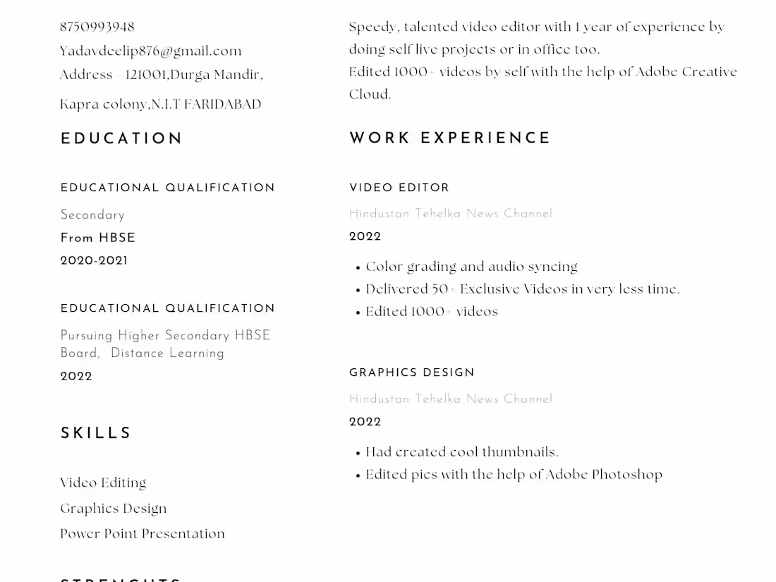 Cover image for Skill & Profession