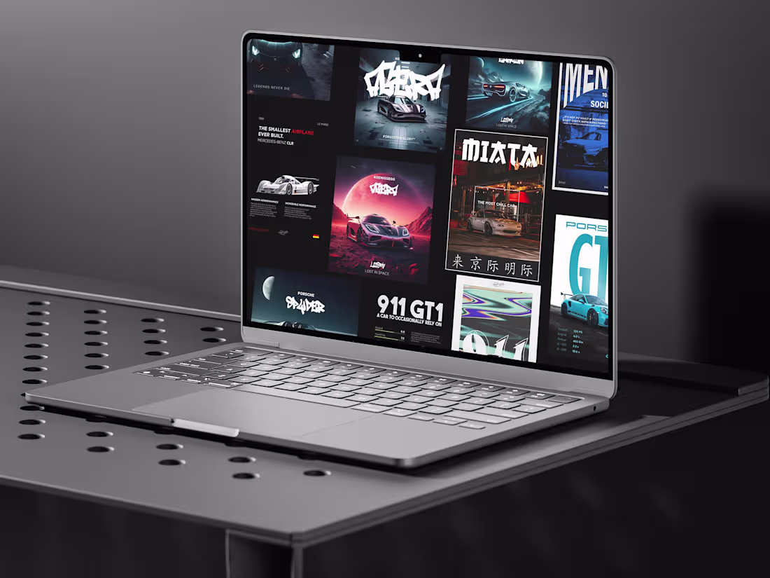 Cover image for Social Media Car Poster Design + Shopify Shop Optimization