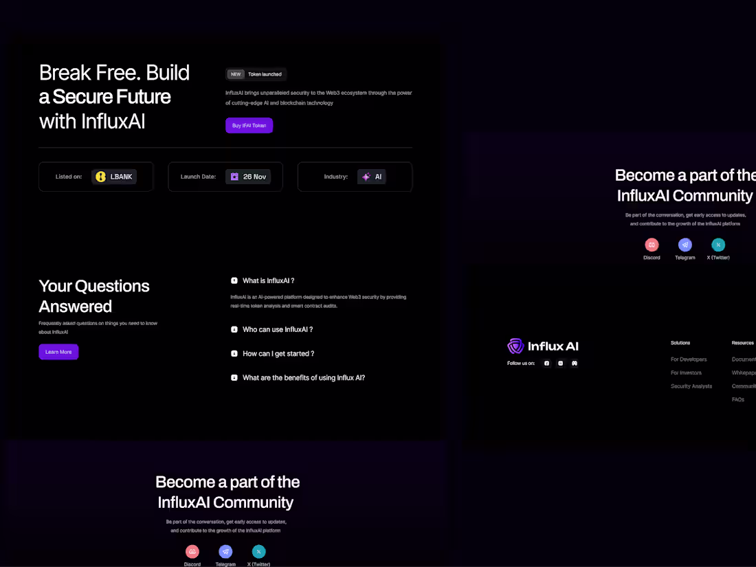 Cover image for Web3 Website design