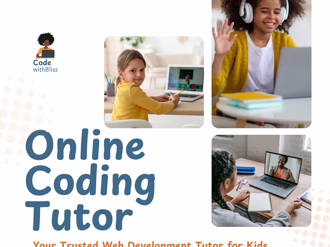 Cover image for Web Development Tutoring for Kids