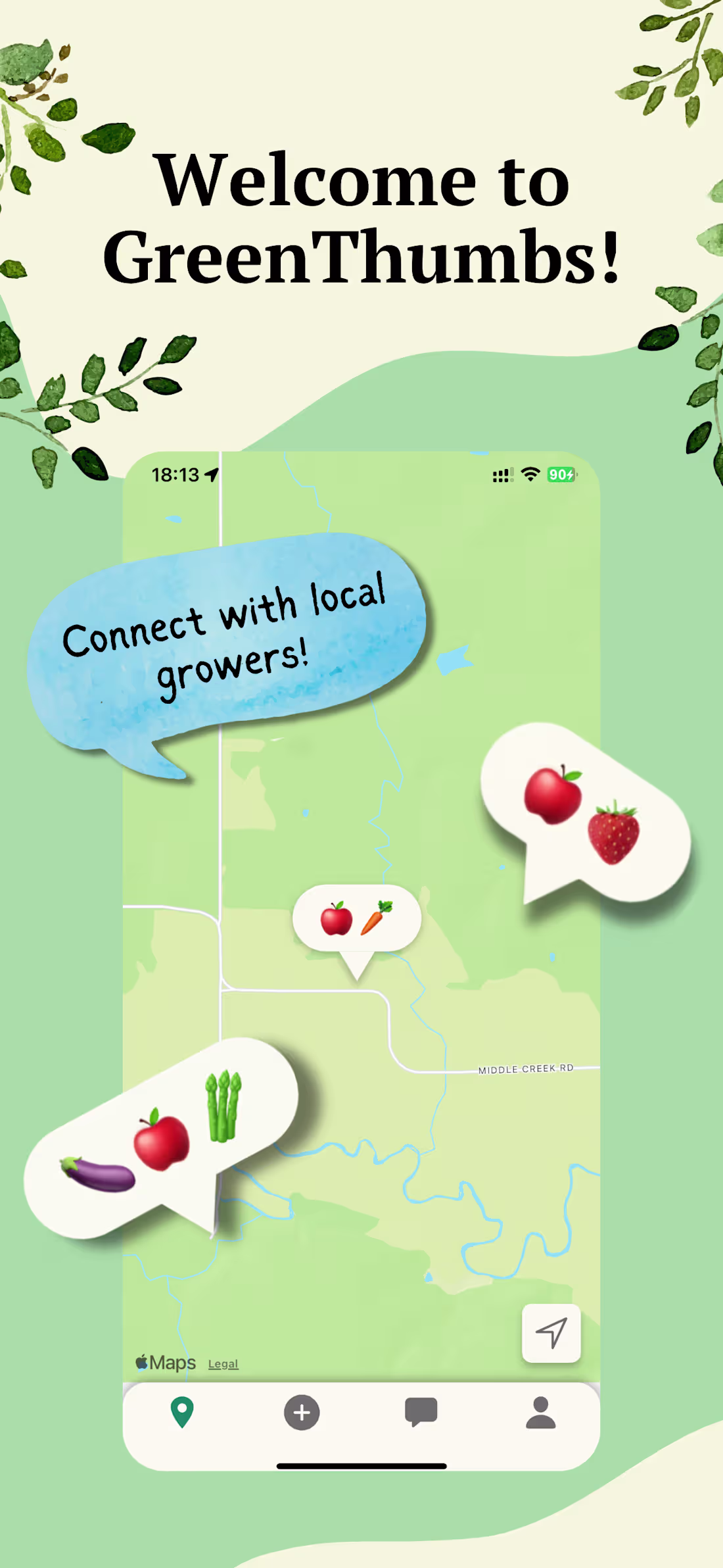 Cover image for GreenThumbs - iOS & Android App
