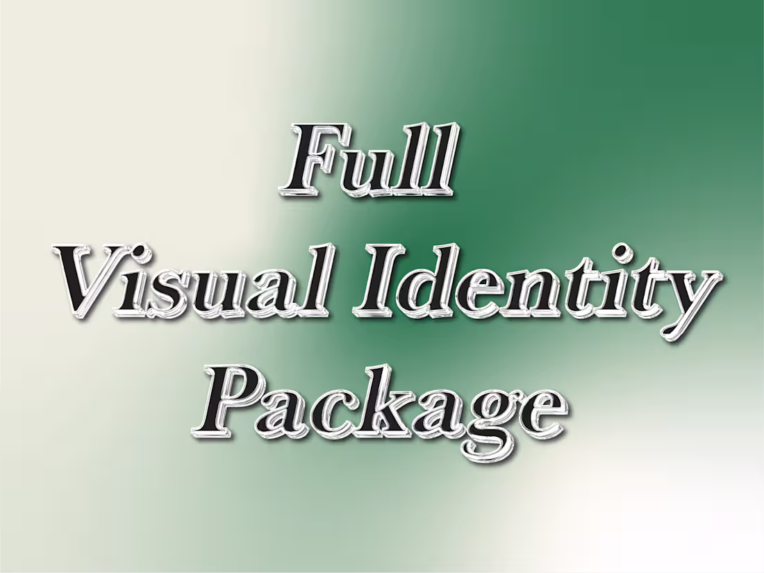 Cover image for Full Service -Branding Visual Identity Design Kit