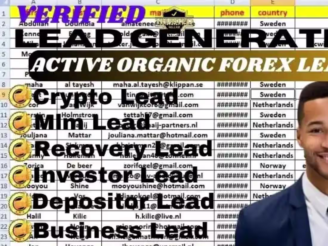 Cover image for I will Getyou target crypto to email list,hot depositor for lead