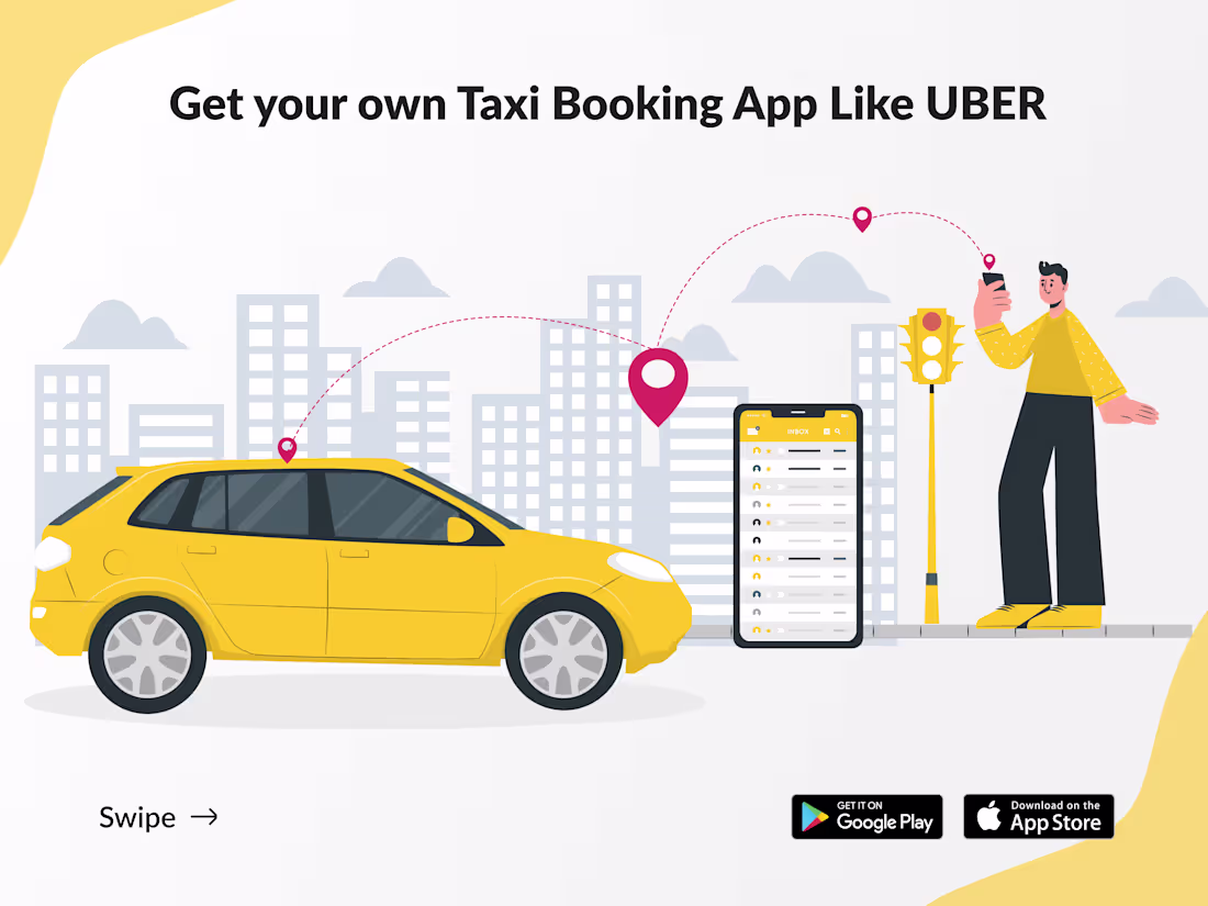 Cover image for A Ride Booking App | Taxi Booking App Like UBER 