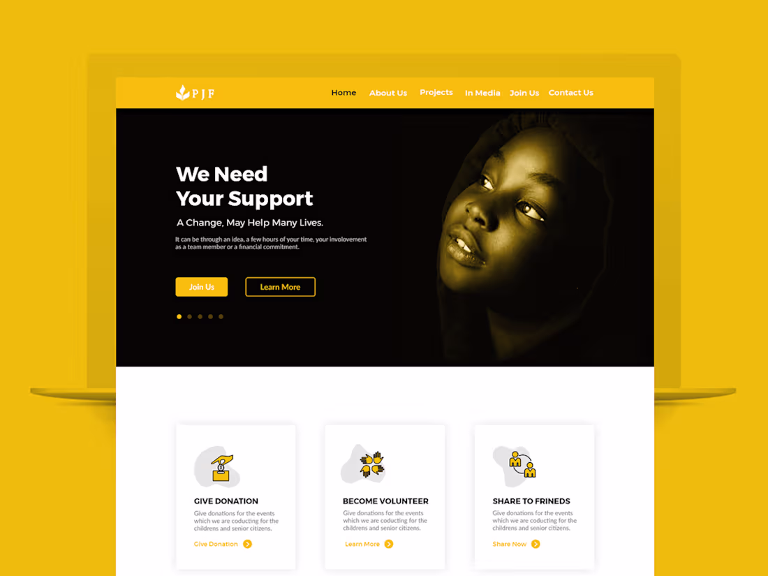 Cover image for NGO Website design