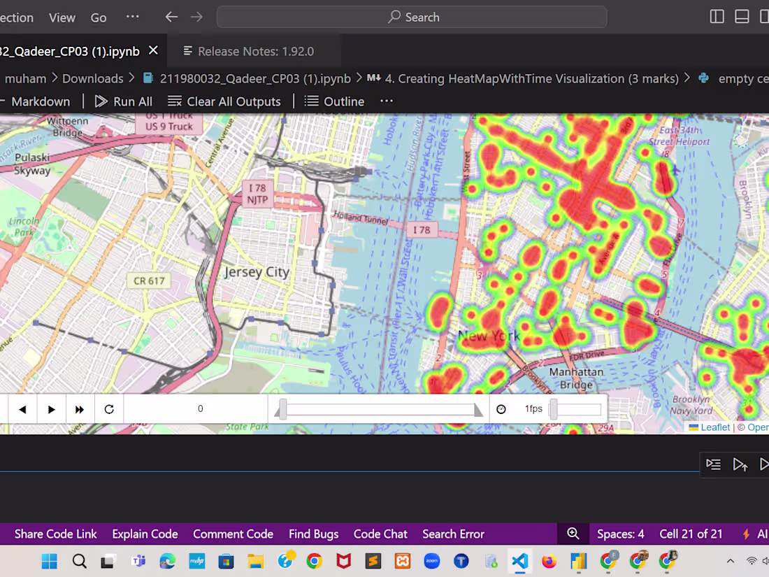 Cover image for A Map to show the traffic in USA 