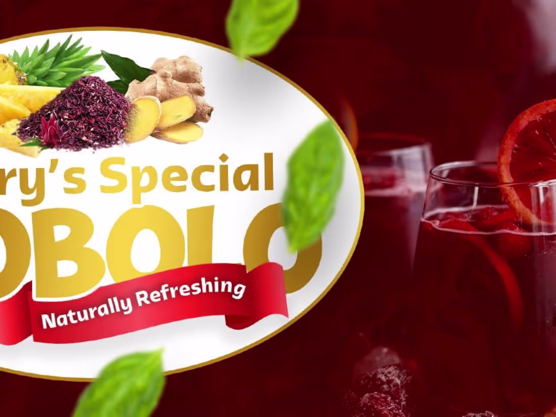 Cover image for Bisap Juice Drink Label design 