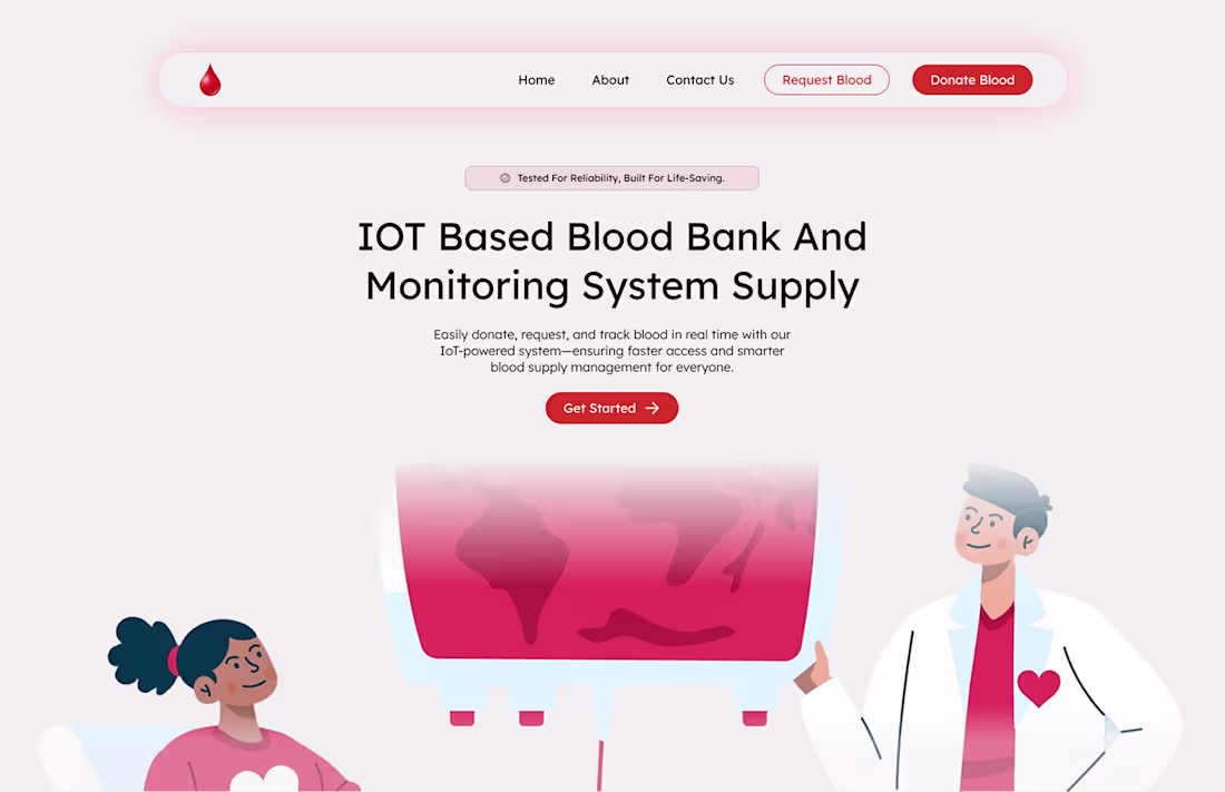 Cover image for Web-Based Blood Bank Request & Supply Platform