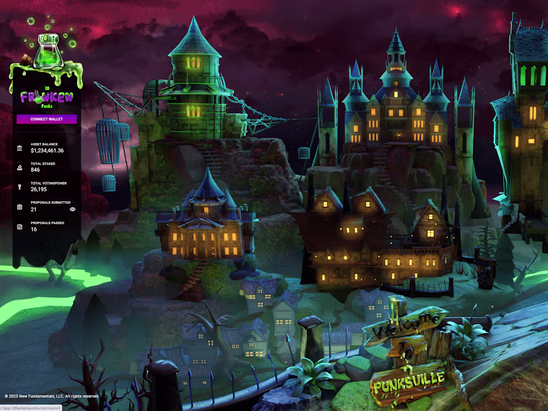 Cover image for 3D FrankenPunks Staking Contract