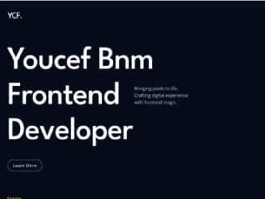 Cover image for YCF DEV – Freelance Frontend Developer