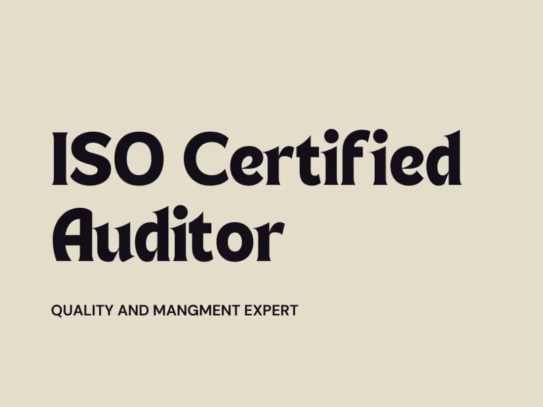 Cover image for ISO Audit