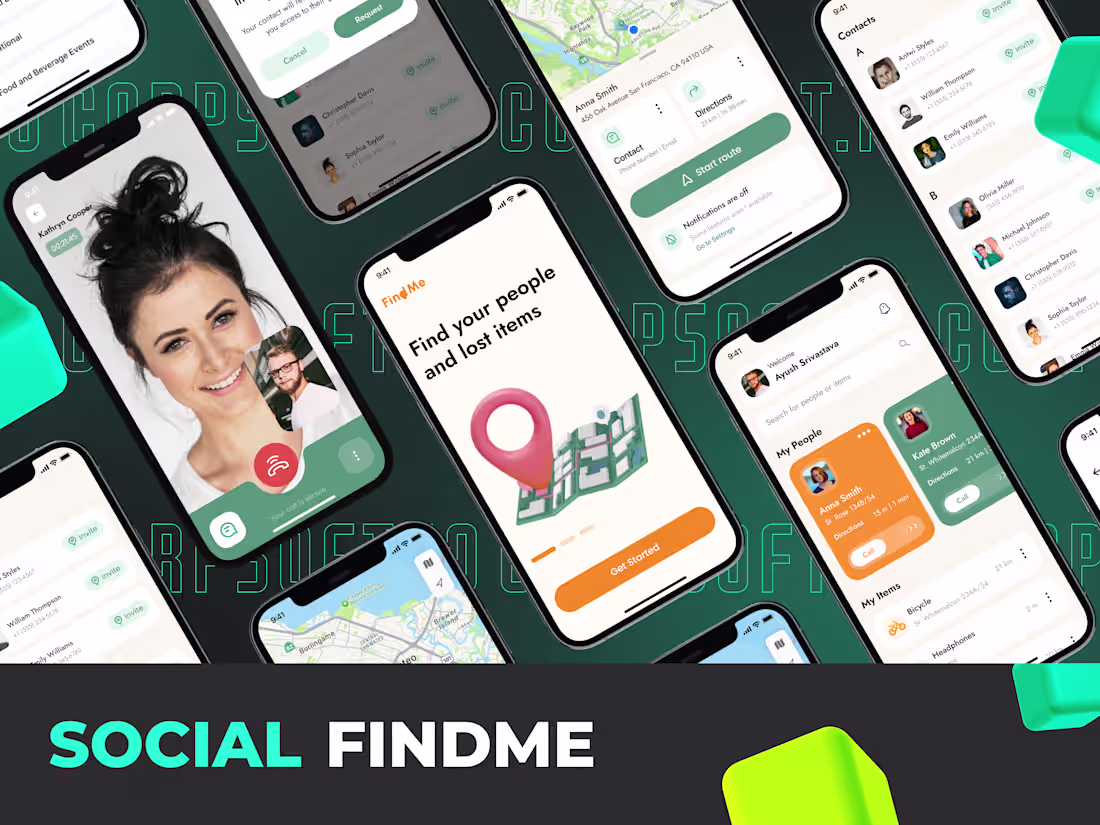 Cover image for Geotracker app with in-build messenger features development