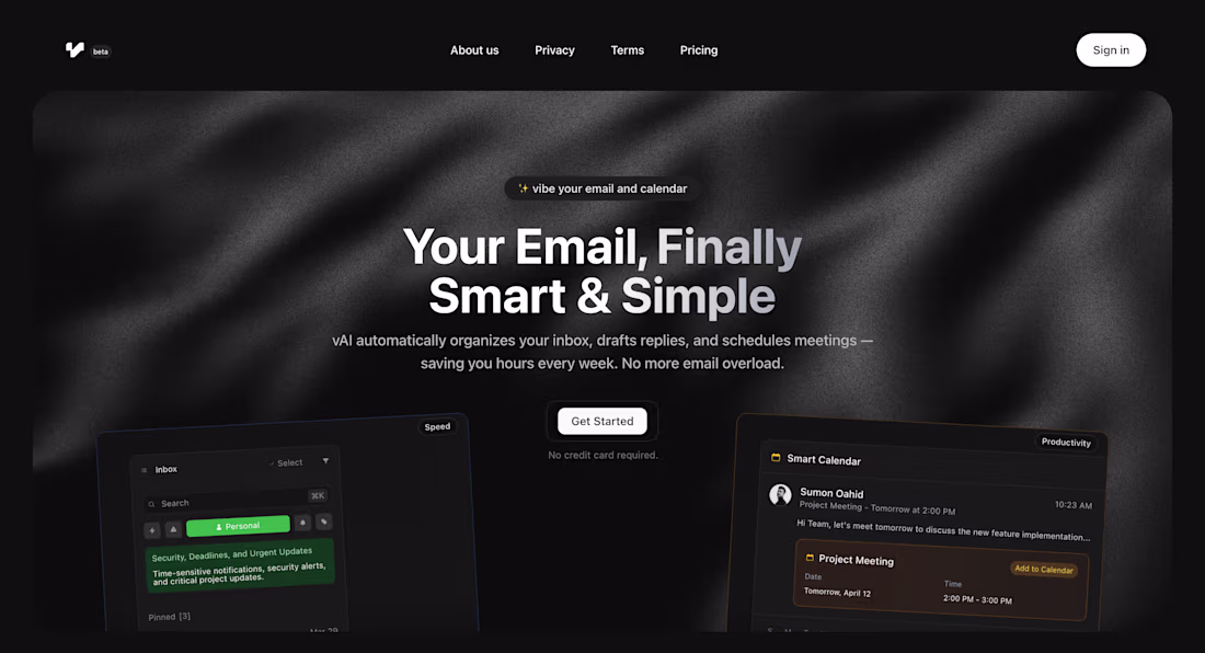 Cover image for vAI Email