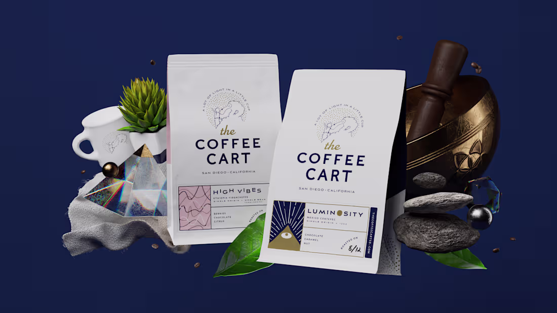 Cover image for The Coffee Cart Brand Identity