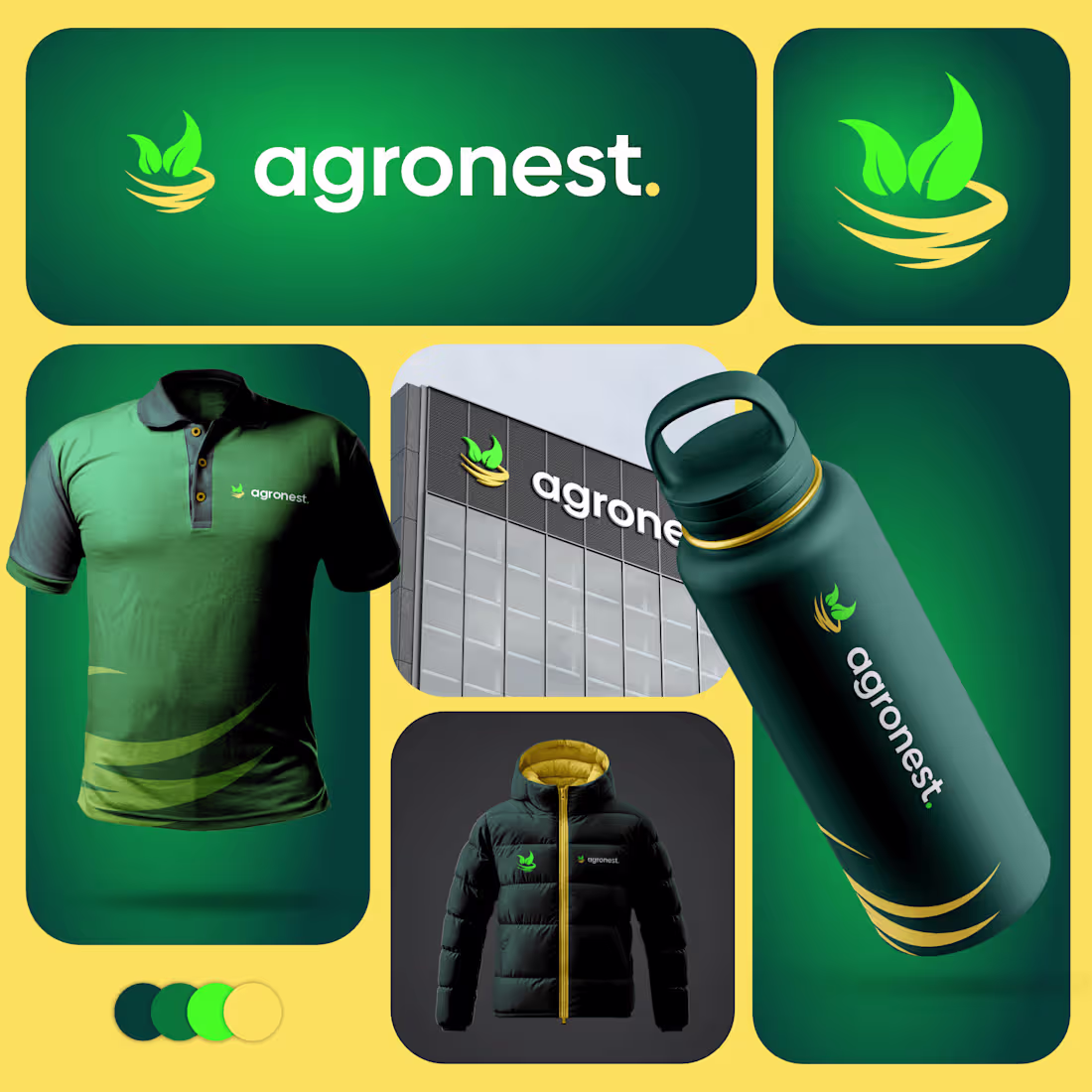 Cover image for Logo and Brand Identity Design done for Agronest