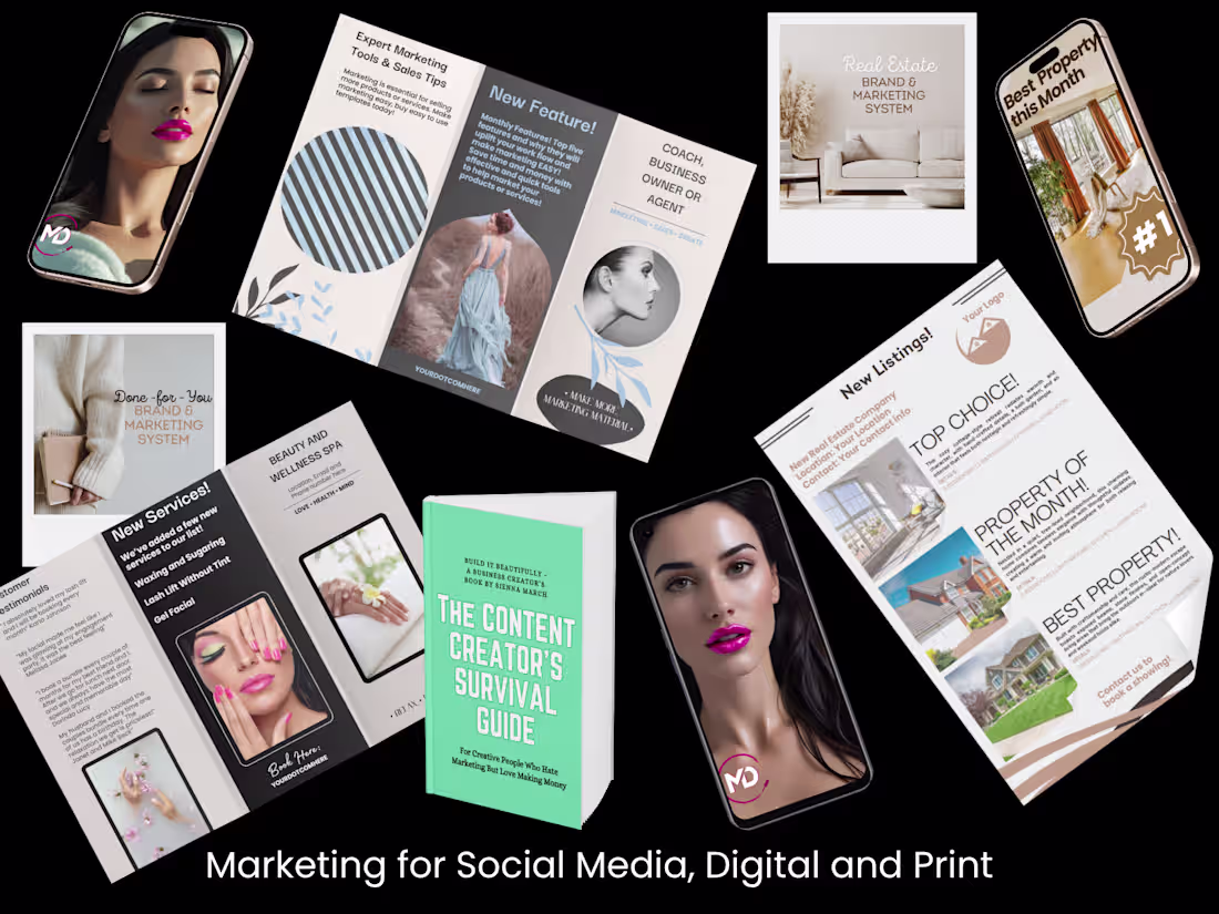 Cover image for Marketing for Social Media, Print and Digital Use 