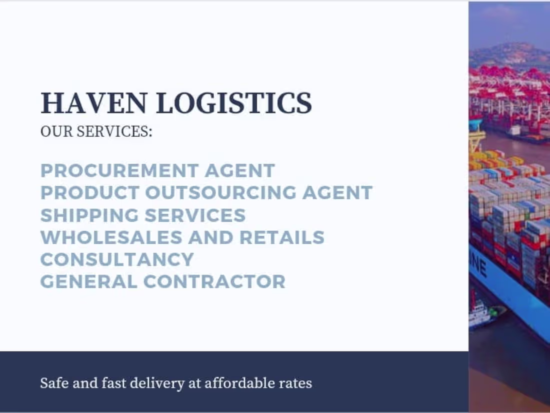 Cover image for Haven Logistics