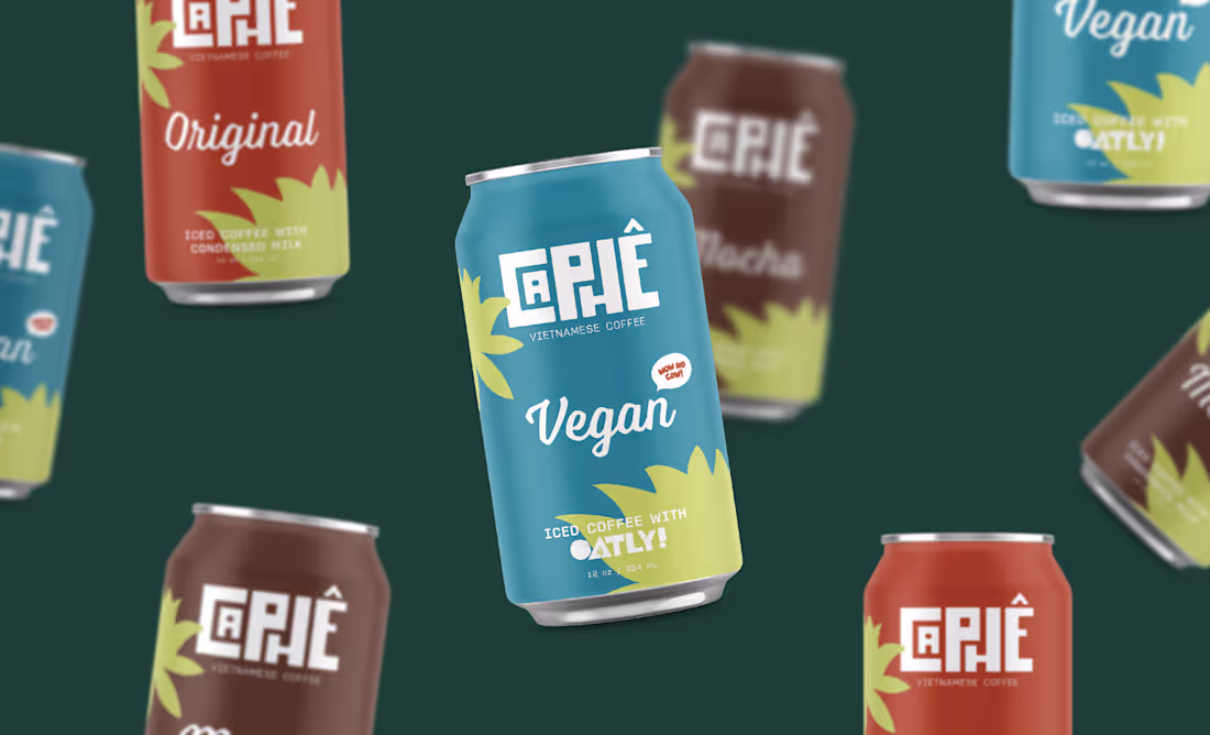 Cover image for CAPHE Coffee - Beverage Brand Identity, Strategy & Marketing