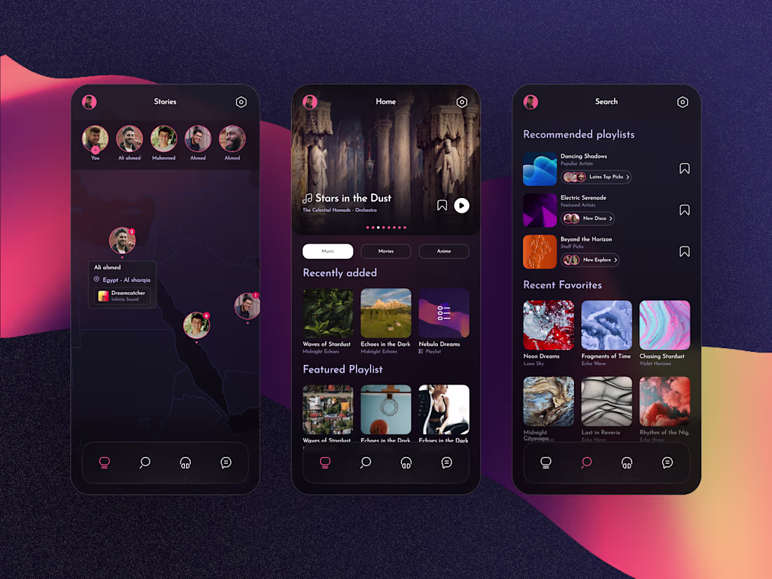 Cover image for Music buds - Concept app design