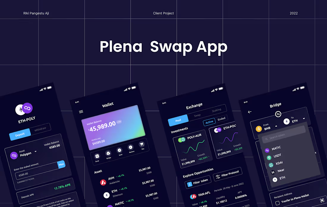 Cover image for Plena Swap App - Redesign