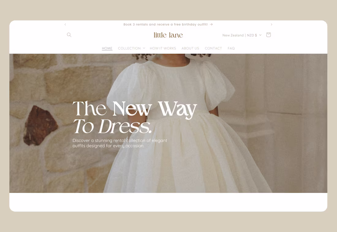 Cover image for Little Lane - eCommerce Store