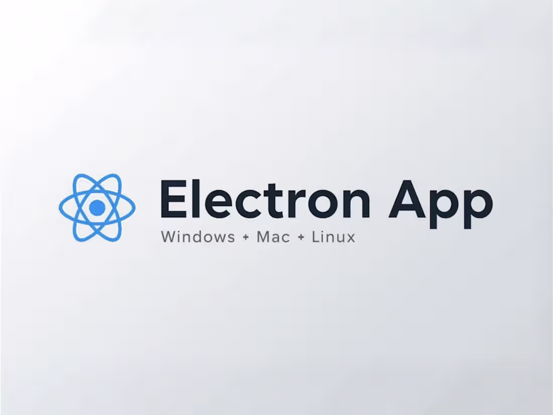 Cover image for Cross-platform desktop apps using Electron JS & React