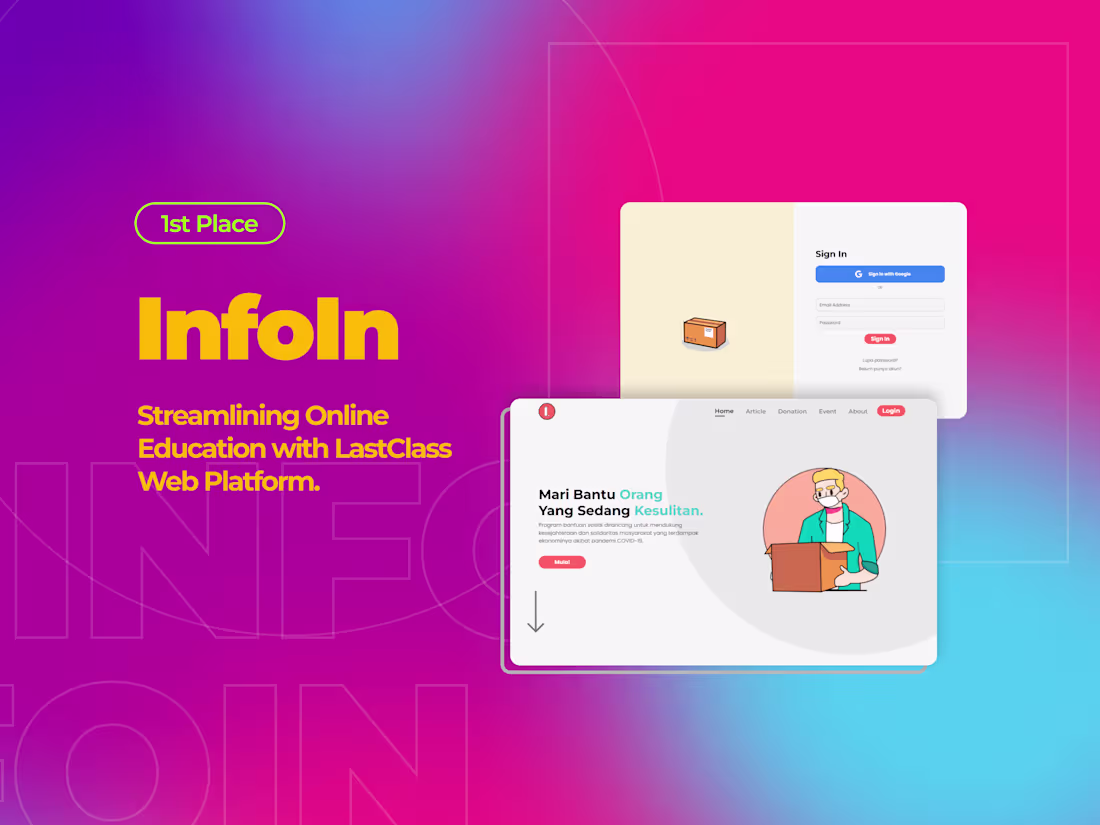 Cover image for Infoin Website Development - Case Study for COVID-19 Assistance