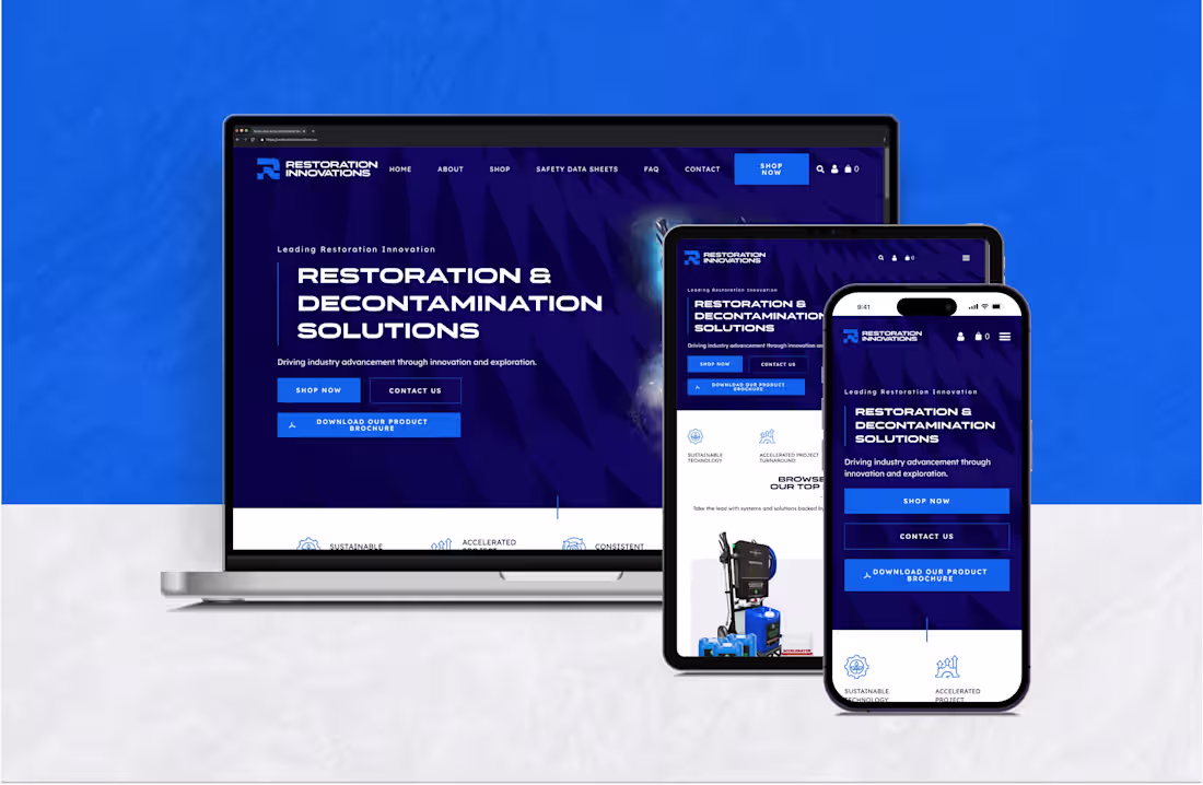 Cover image for Restoration Innovations – WooCommerce Website Development