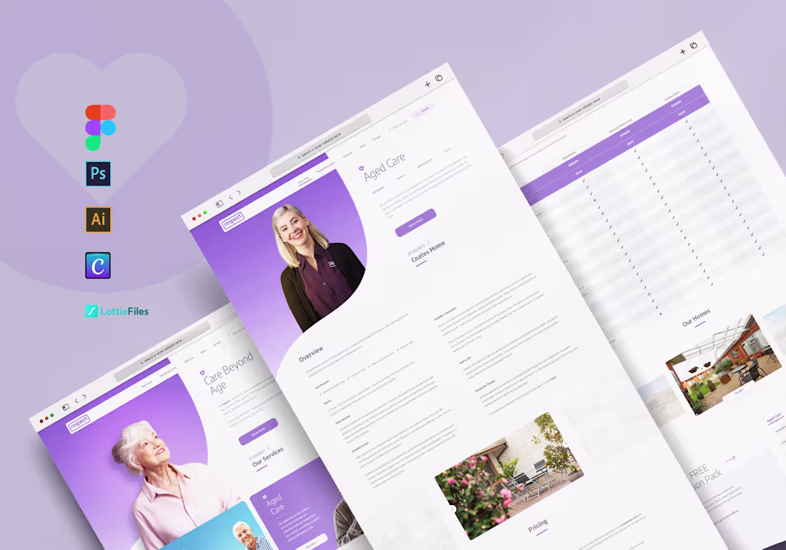 Cover image for UX and UX Design for residents care - Respect