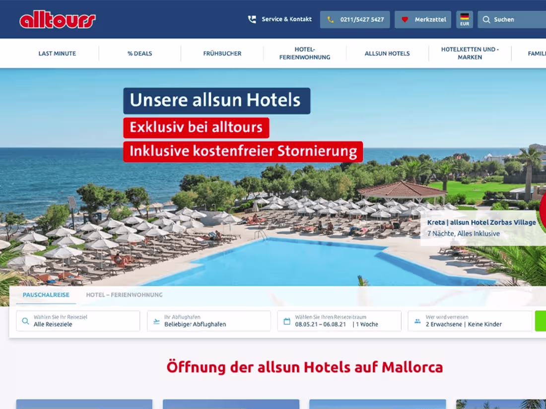 Cover image for Alltours