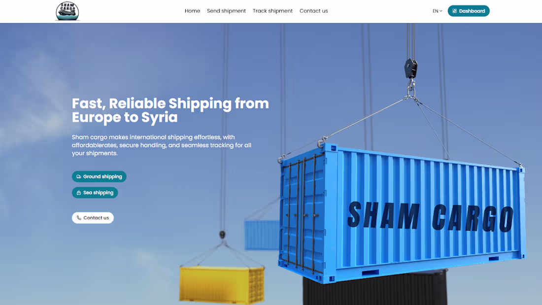 Cover image for Sham cargo