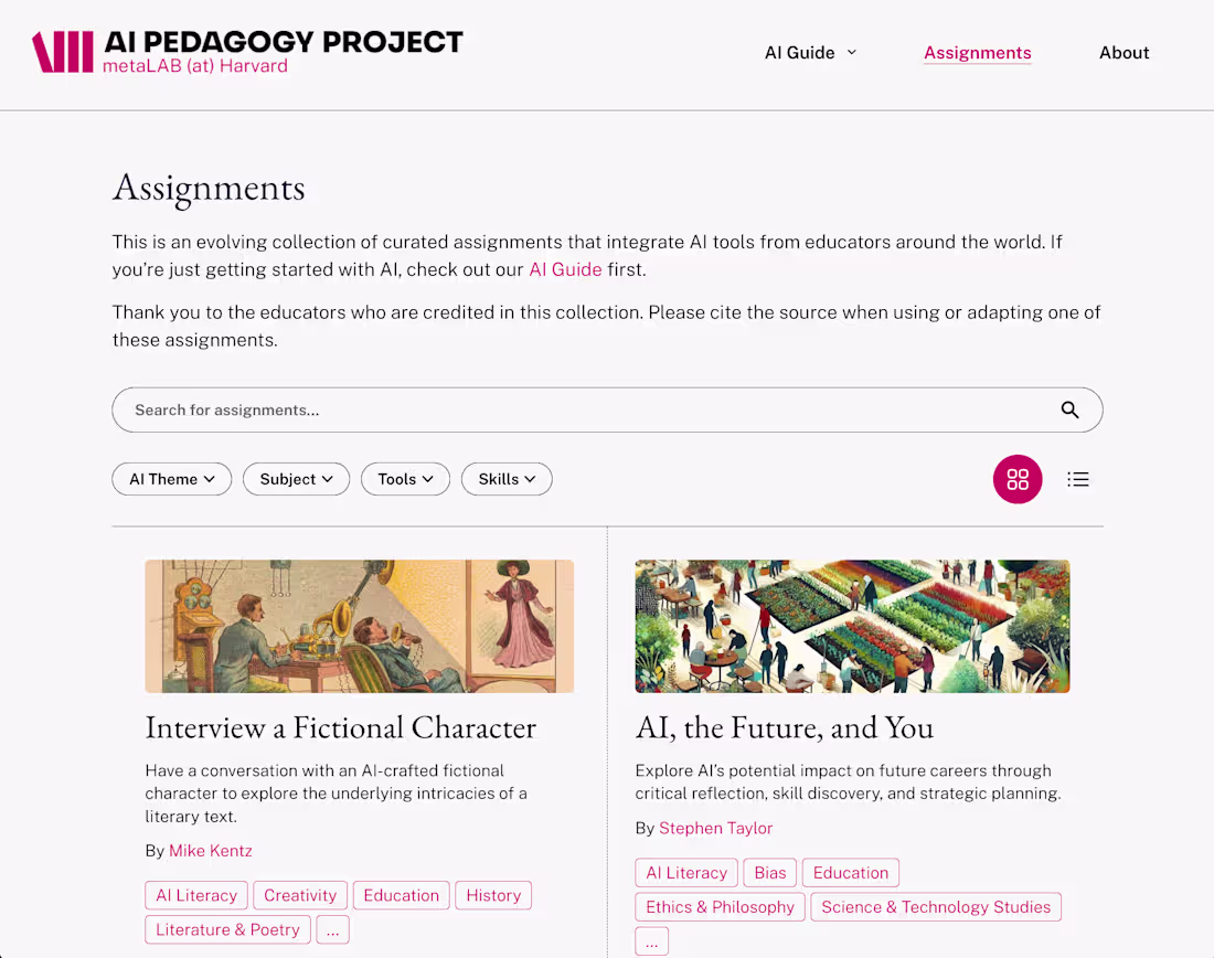 Cover image for AI Pedagogy Project