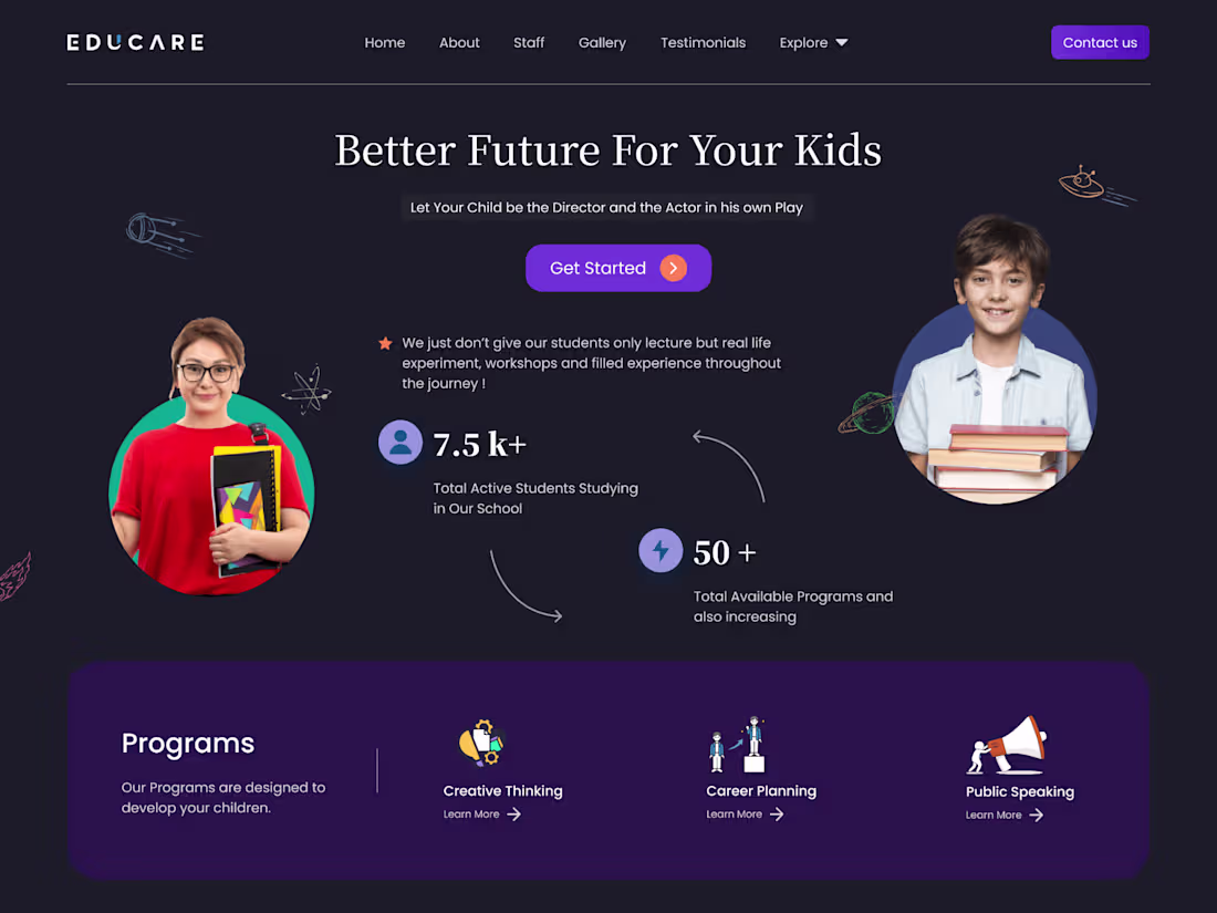 Cover image for Website for School