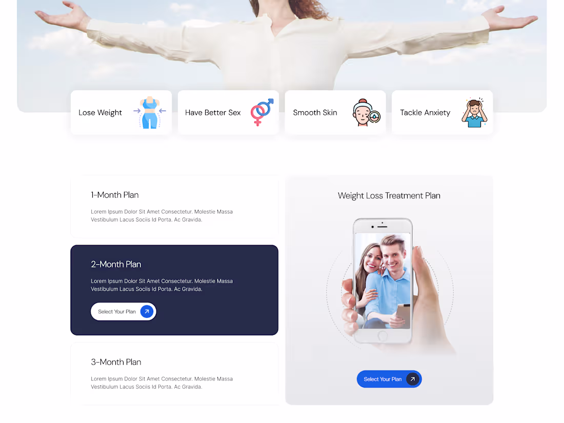 Cover image for A modern UI/UX landing page