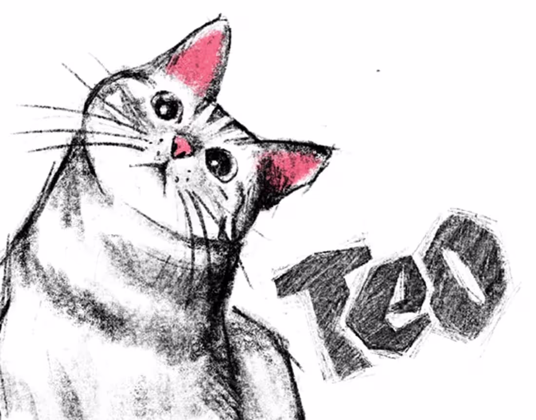 Cover image for Illustrated cats set