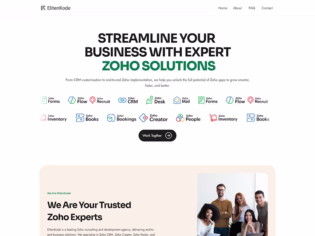 Cover image for Eliten Kode