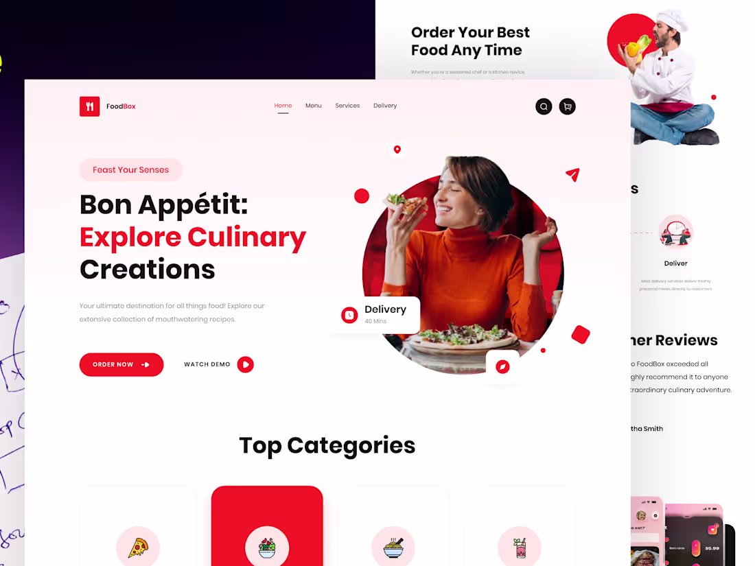 Cover image for Responsive Website UI/UX Design in Figma