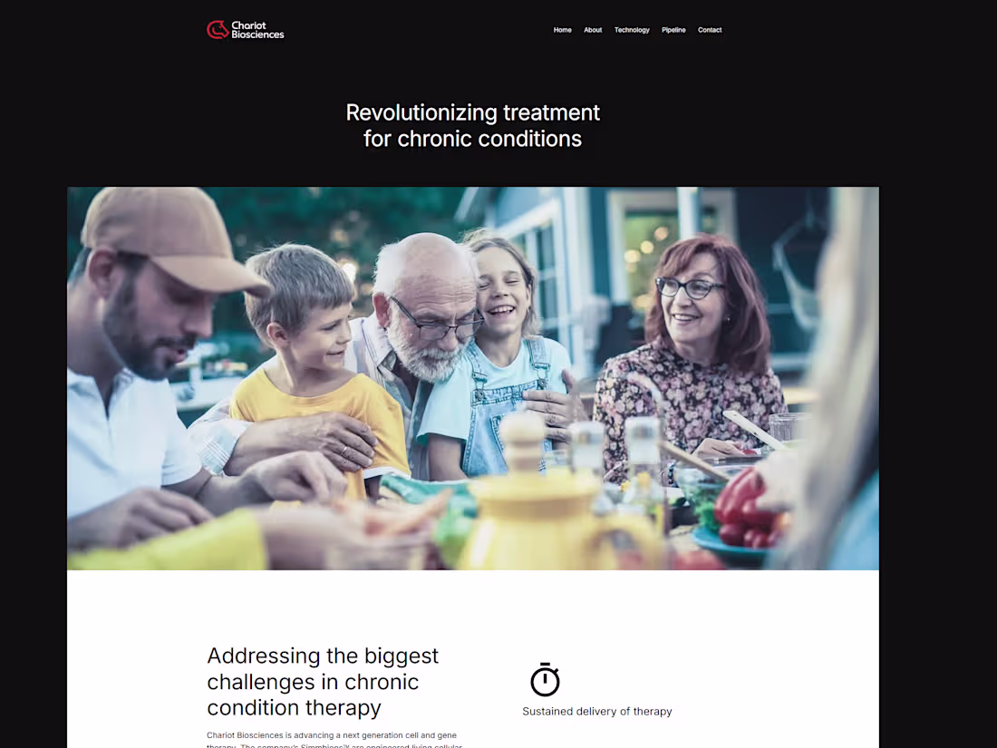 Cover image for Chariot Biosciences