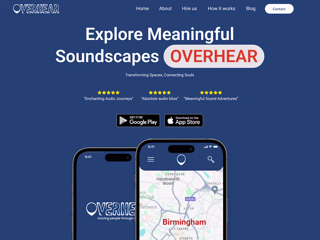 Cover image for Web design and development for immersive app startup