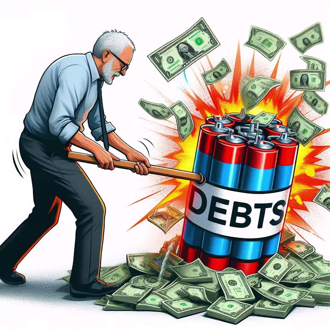 Cover image for Debt Domino – How to eliminate debt one step at a time